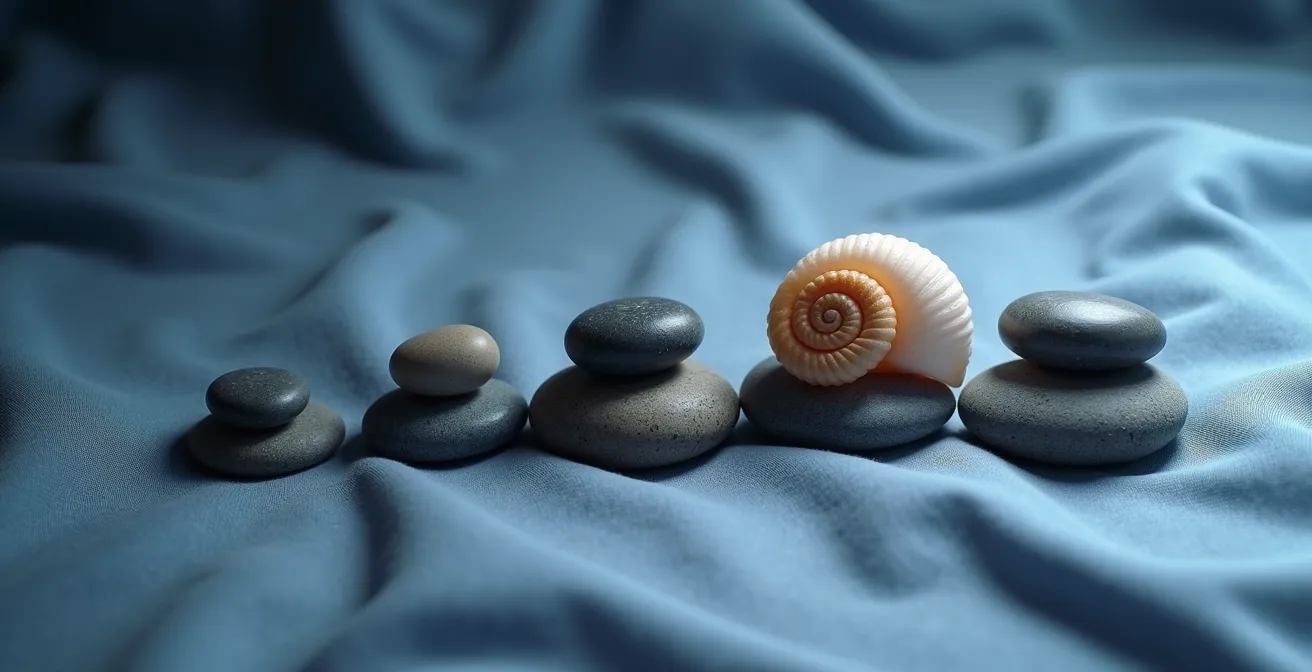 Représentation symbolique du cycle de sommeil et de la consolidation de la mémoire nocturne