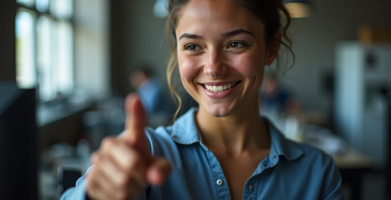 Élève présentant son chef-d'œuvre technique devant un jury de professionnels
