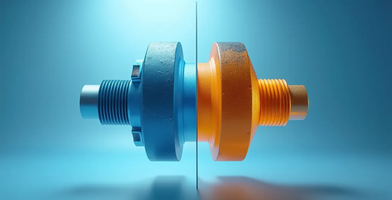 Graphique scientifique montrant l'évolution de l'écart entre simulation et mesures réelles