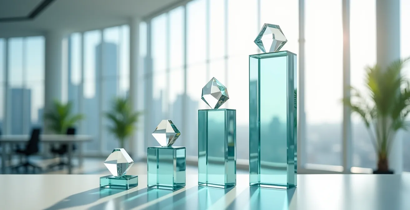 Graphique abstrait représentant l'évolution salariale des ingénieurs selon leur école d'origine